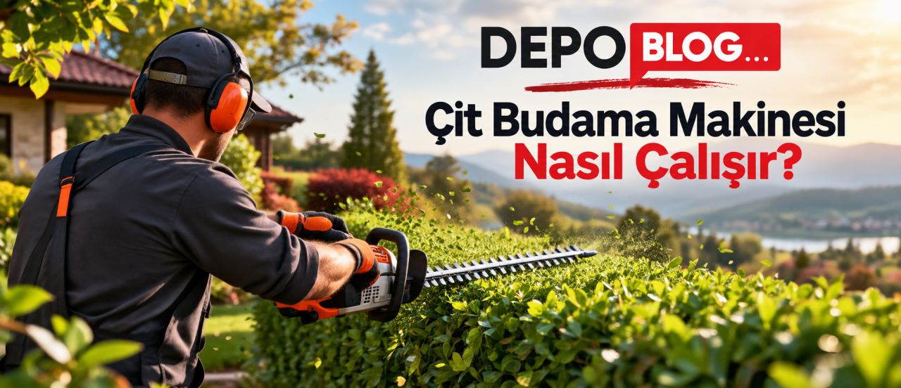 Çit Budama Makinesi Nasıl Çalışır?