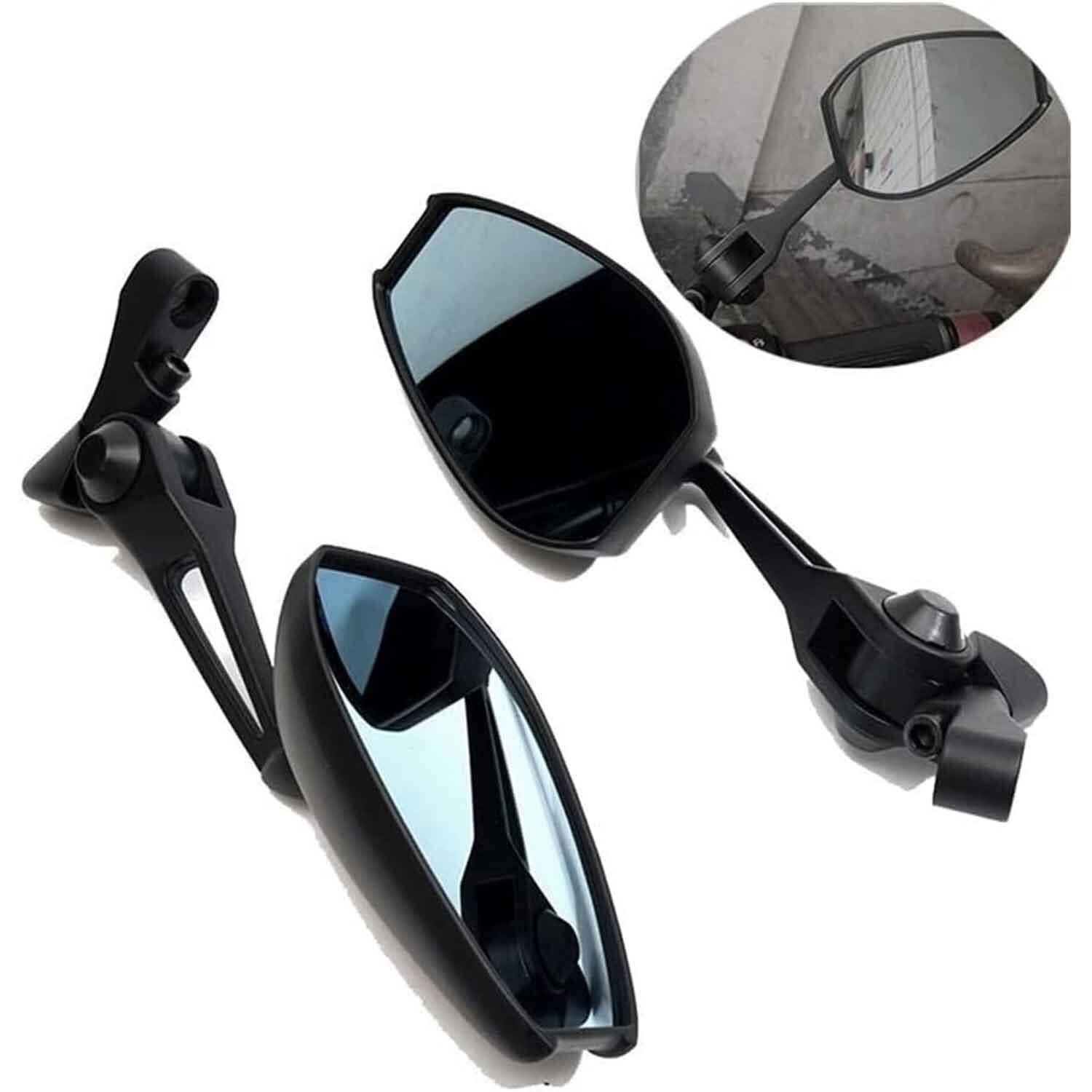 Motosiklet Katlanır Ayna MP35 Siyah Renixpart