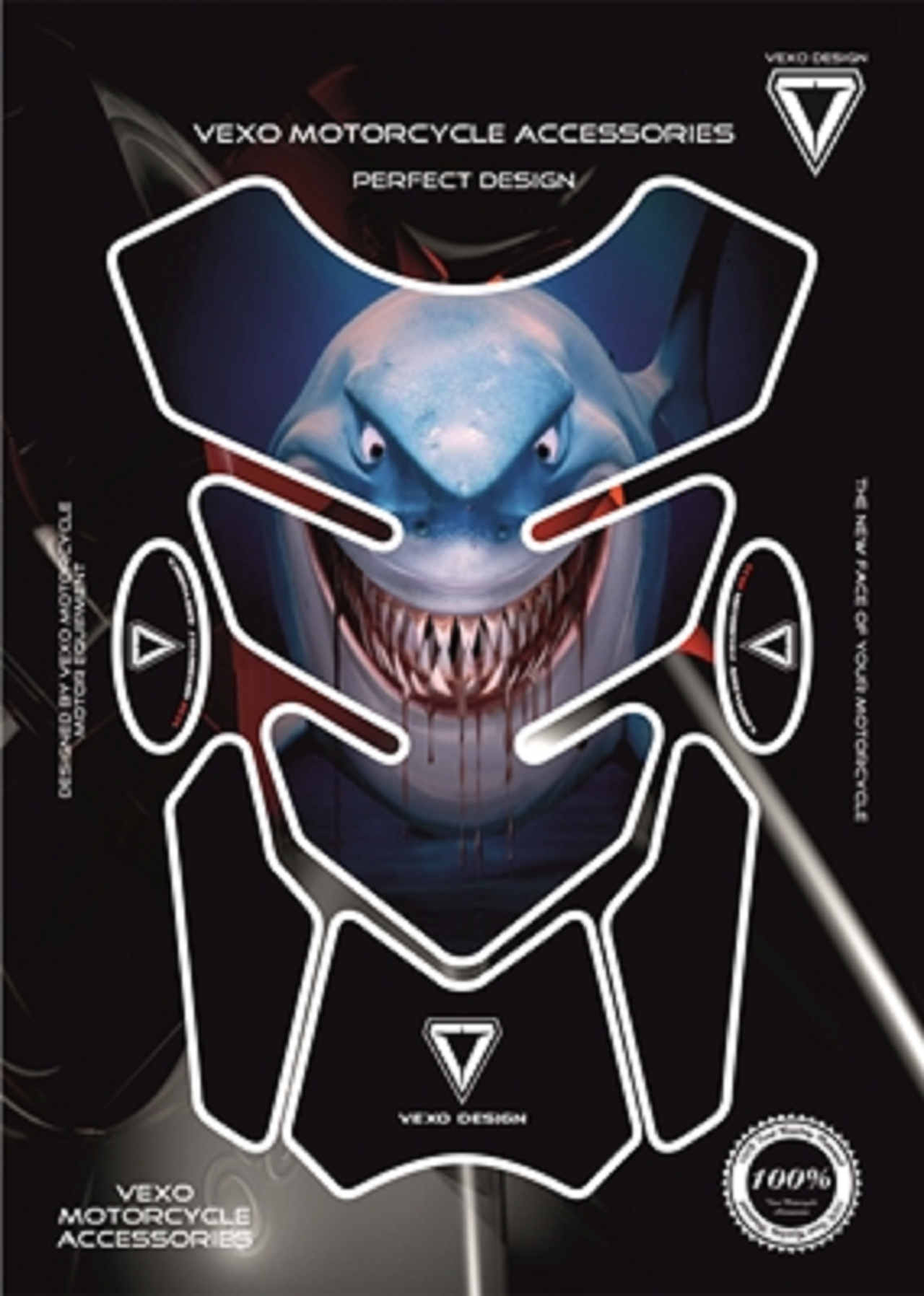 Motosiklet Tankpad X09 Shark VEXO