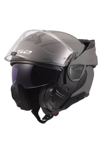 LS2 Advant 2 Kask Mat Concrete Beden : XL