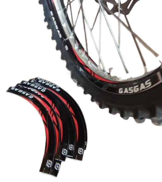 Gasgas Serisi Jant Stickeri Seti MOTOES