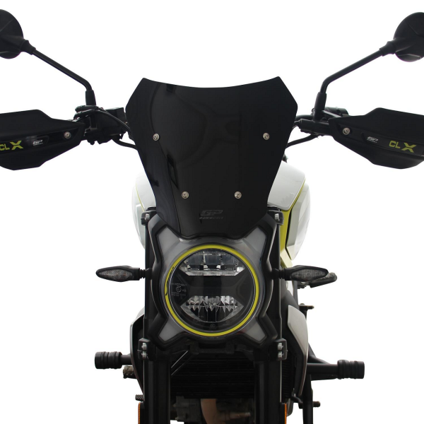 CF Moto 250 CL-X 2022 Uyumlu Kısa Ön Cam Siyah GP Kompozit