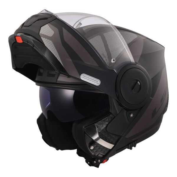 LS2 Scope 2 Kask Axis Mat Siyah-Titanium Beden: XL
