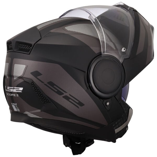 LS2 Scope 2 Kask Axis Mat Siyah-Titanium Beden: XL