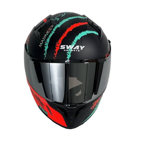 Sway 869 Drift Kask Black Red Beden: XXL