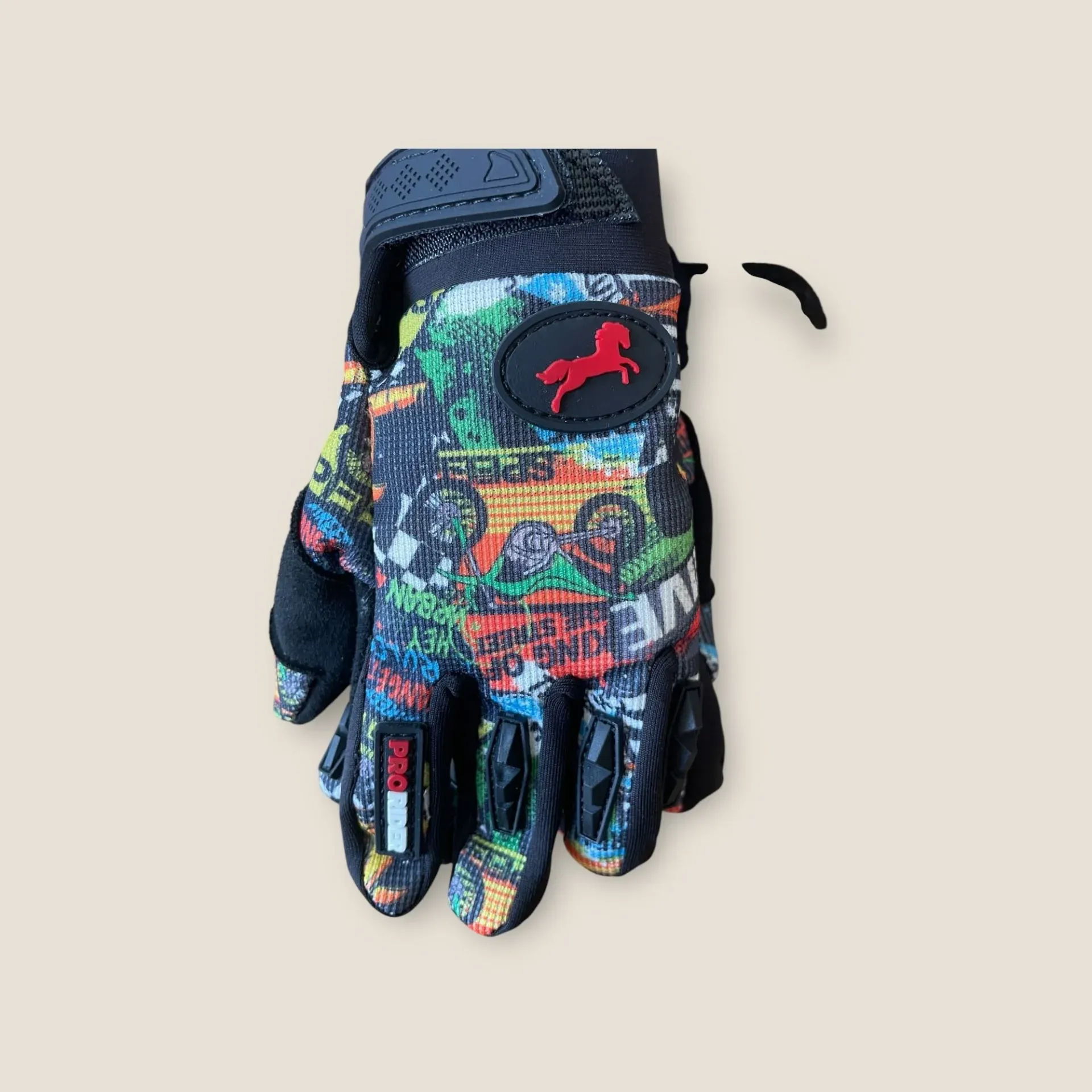 Prorider Çocuk Motosiklet Eldiveni Renkli