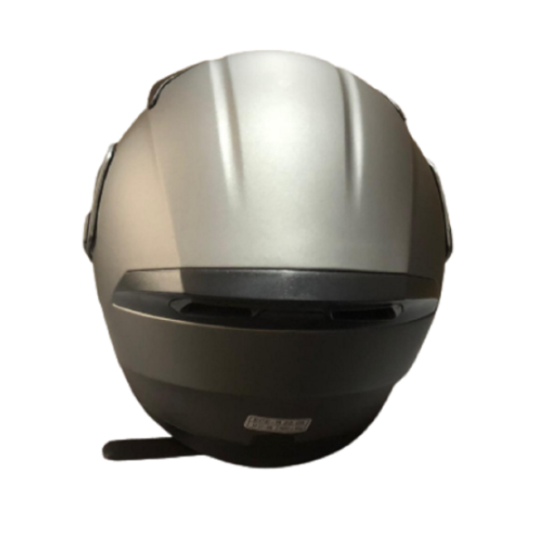 Motosiklet Kask Çene Açılır Vizörlü Mat Gri Beden: L JK-21