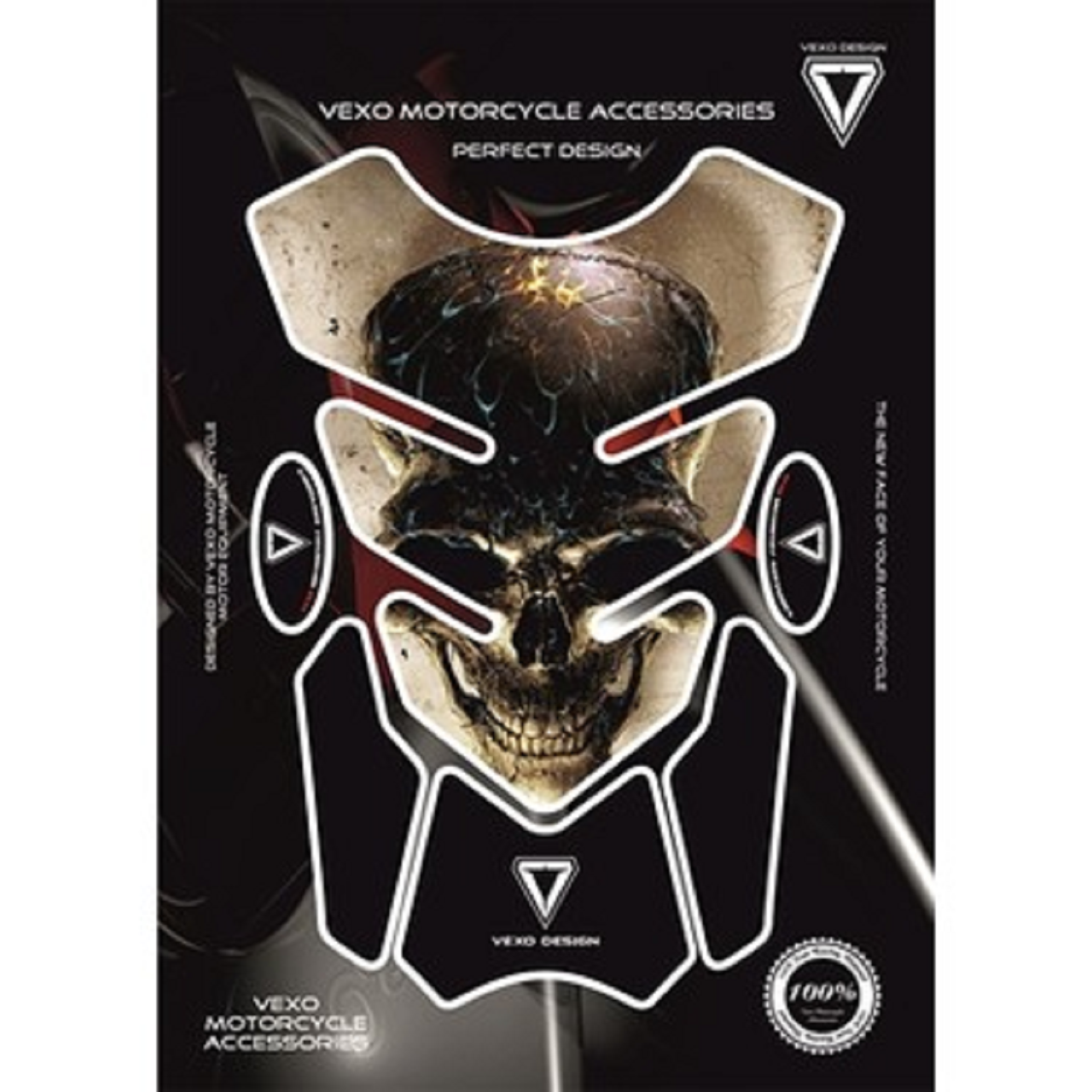 Motosiklet Tankpad X10 Kurukafa VEXO