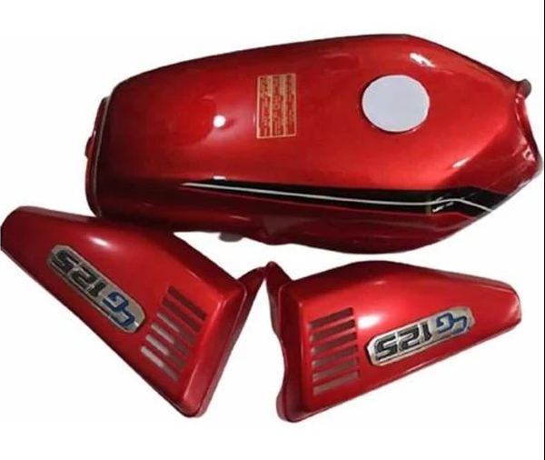 CG Serisi Benzin Deposı ve Yan Kapak Takımı Kırmızı Prc