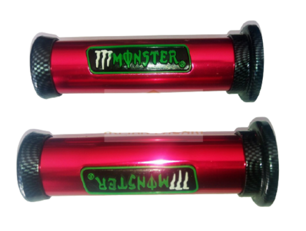 Motosiklet Elcik Takımı Kırmızı Monster