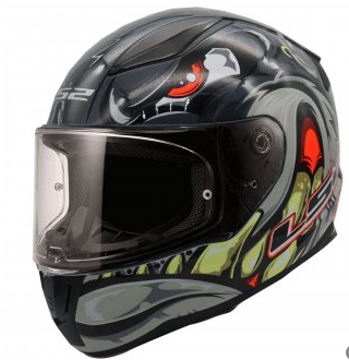 LS2 Rapid 2 Kask Gri-Kırmızı Beden: XS