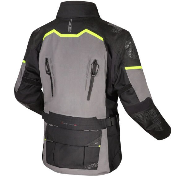 LS2 Apollo Mont Siyah-Gri-Neon Sarı Beden: XL