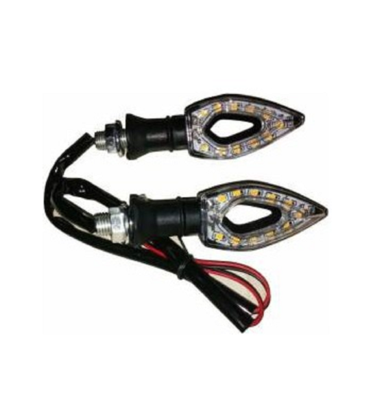 Motosiklet Sinyal Ledli Karbon E-Belgeli 2 Li Takım Empar