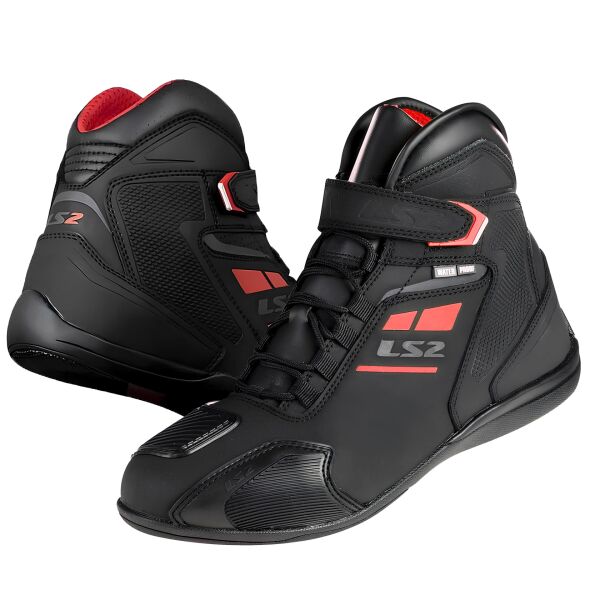 LS2 Garra WP Bot Siyah-Kırmızı Beden: 42