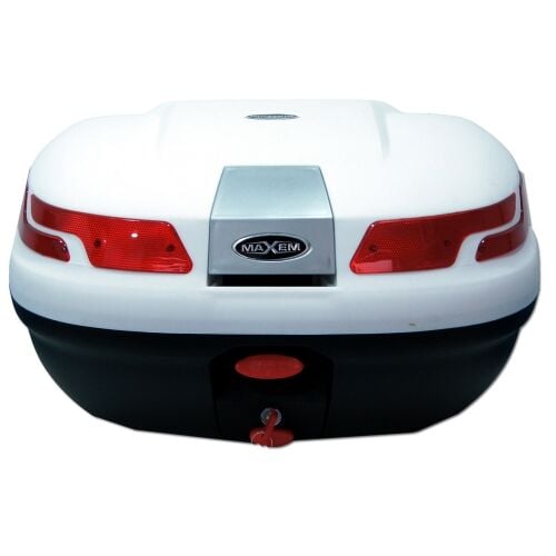 Motosiklet Arka Çanta SL45 Beyaz MAXEM