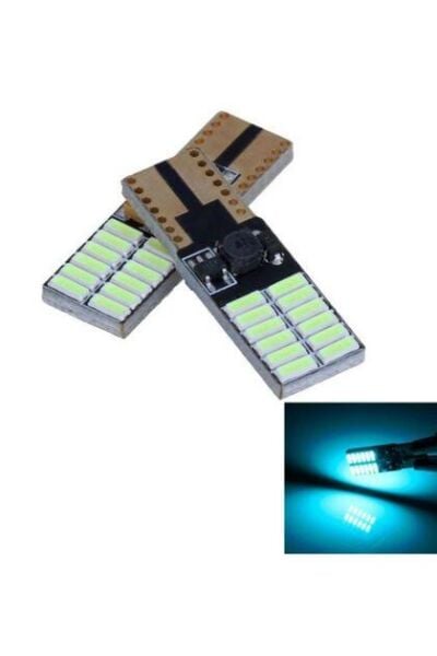 Motosiklet Ampül 12V 24 Ledli Dipsiz Buz Mavisi PRC