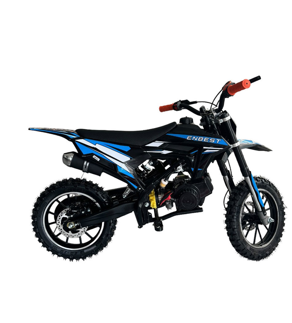 Pocket Bike Motosiklet Cross 50cc 2 Zamanlı Mavi