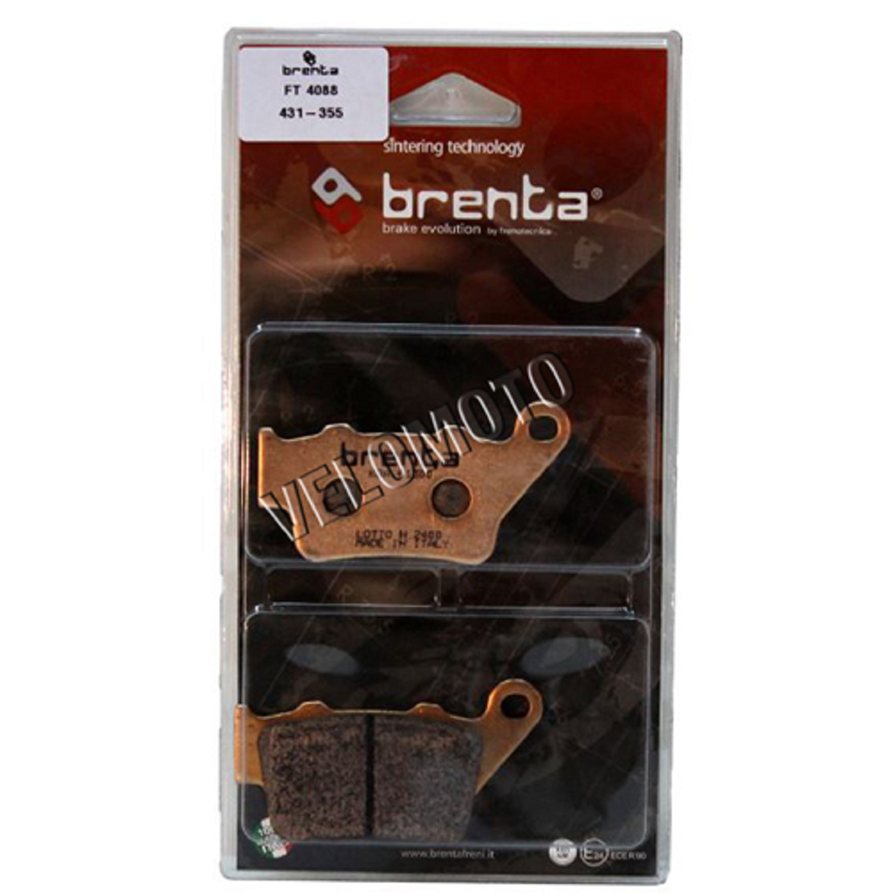 Motosiklet Fren Balatası Sinter Metal Bakır Brenta