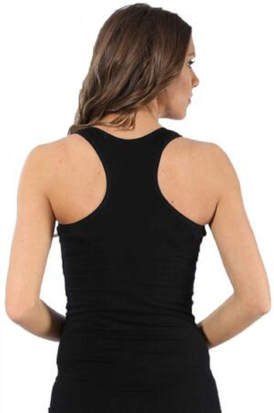 Rambo Body Çıtçıtlı Bayan L Beden Siyah