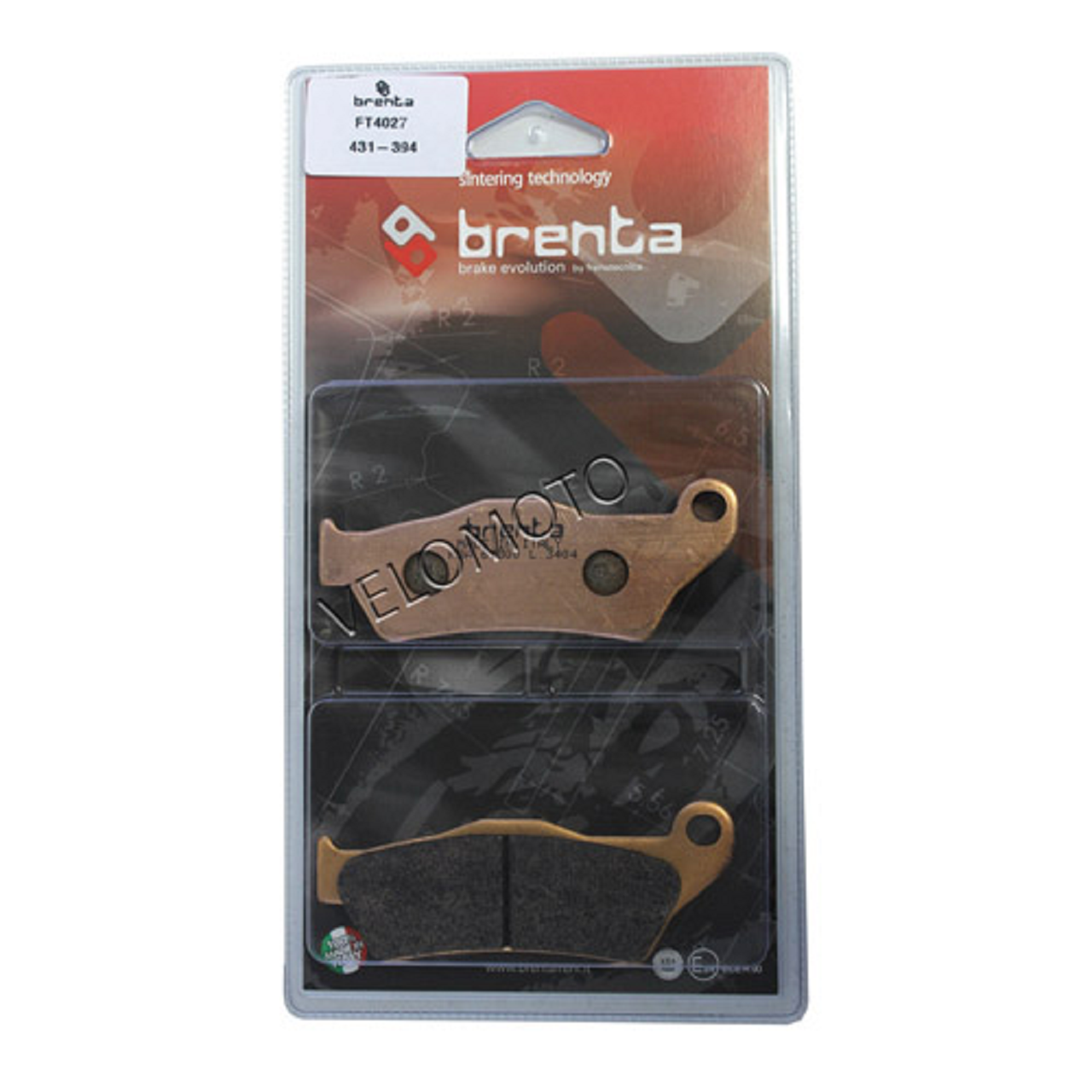 Motosiklet Fren Balatası Sinter Metal Ft4027 Brenta