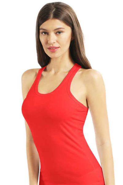 Rambo Body Çıtçıtlı Bayan M Beden Kırmızı