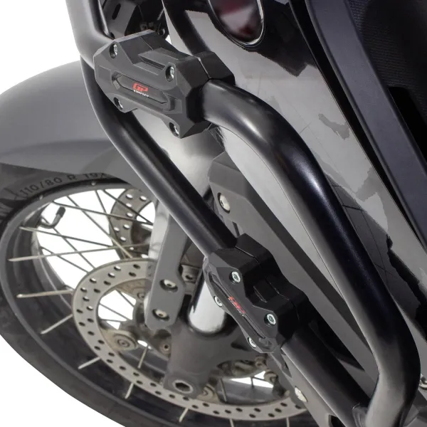 Motosiklet Üniversal 8 CM Motor Koruma Demiri Plastiği Siyah GP Kompozit