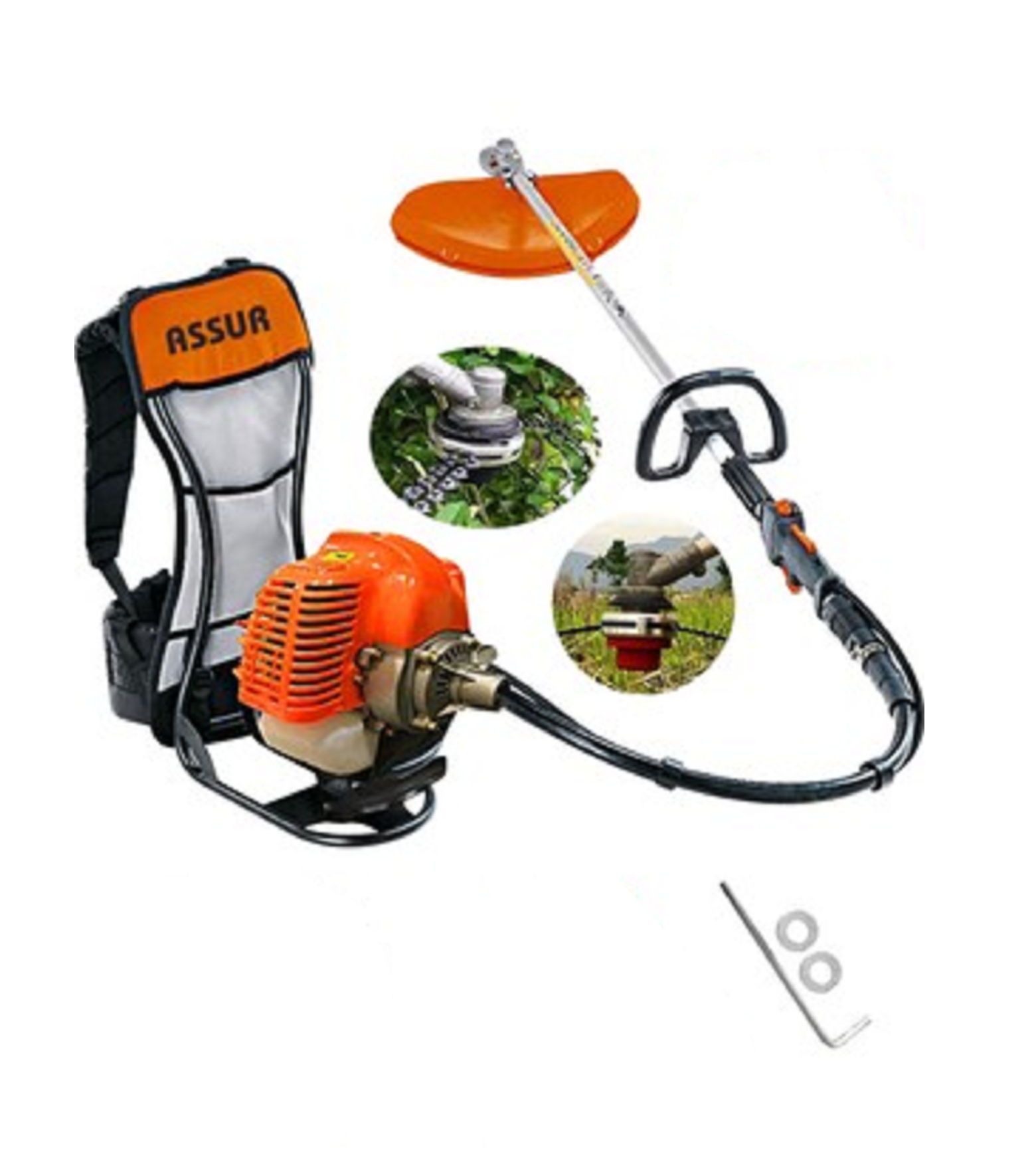 Assur CG520 Motorlu Tırpan Sırt Tipi 2.0 HP