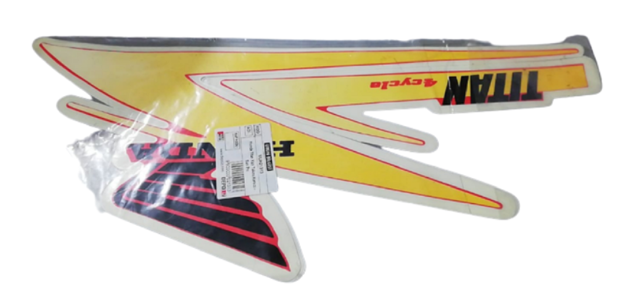 Honda Titan Yazı Takımı Kırmızı - Sarı Prc