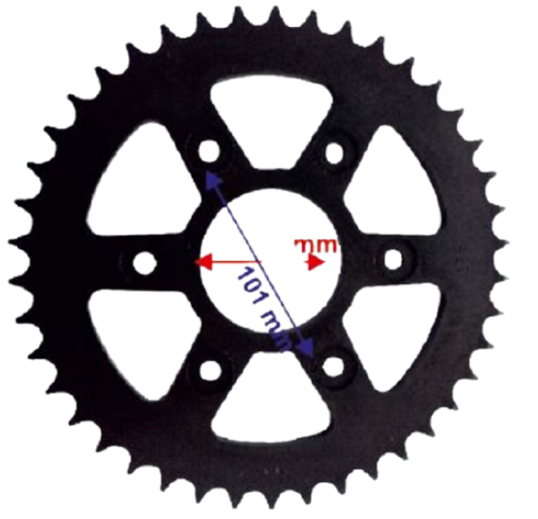 Bajaj Dominar 400 - KTM Duke 390 Arka Dişli 520D - 42T 63mm 6 Delikli Empar