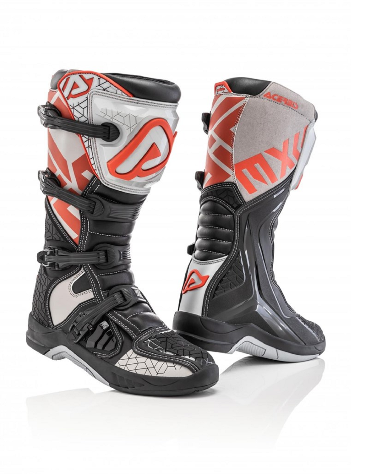Motocross Bot Cross Serisi X-Team Siyah Gri Acerbis - Sadece 4.947