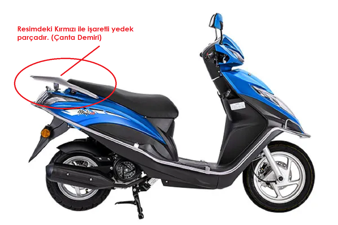 Kanuni Mati 125 Portbagaj Demiri Gri Orjinal