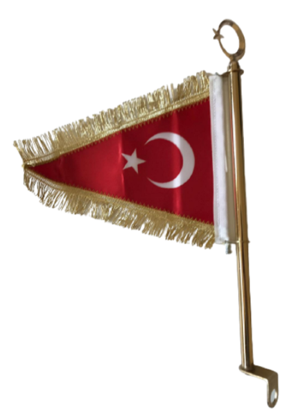 Motosiklet Bayrak Direği Altın Püsküllü Empar