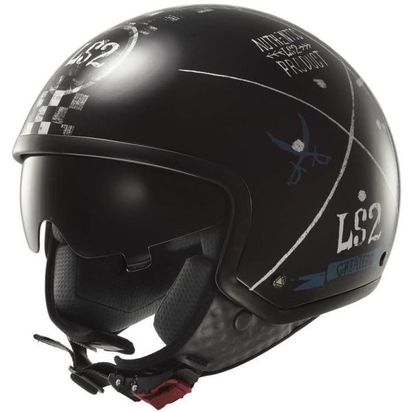 Motosiklet Kask Çenesiz Vizörlü Greatest Siyah Of561 Beden:xxl Ls2