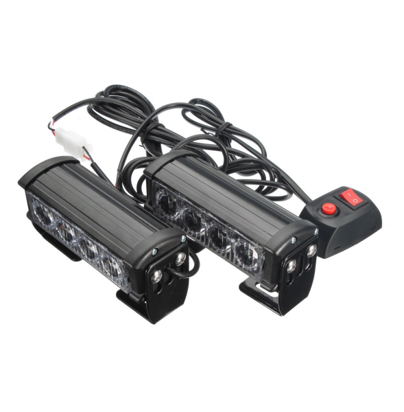 Sis Farı Seti Düğme Kumandalı Strobe Beyaz Renk Çakarlı Renixpart