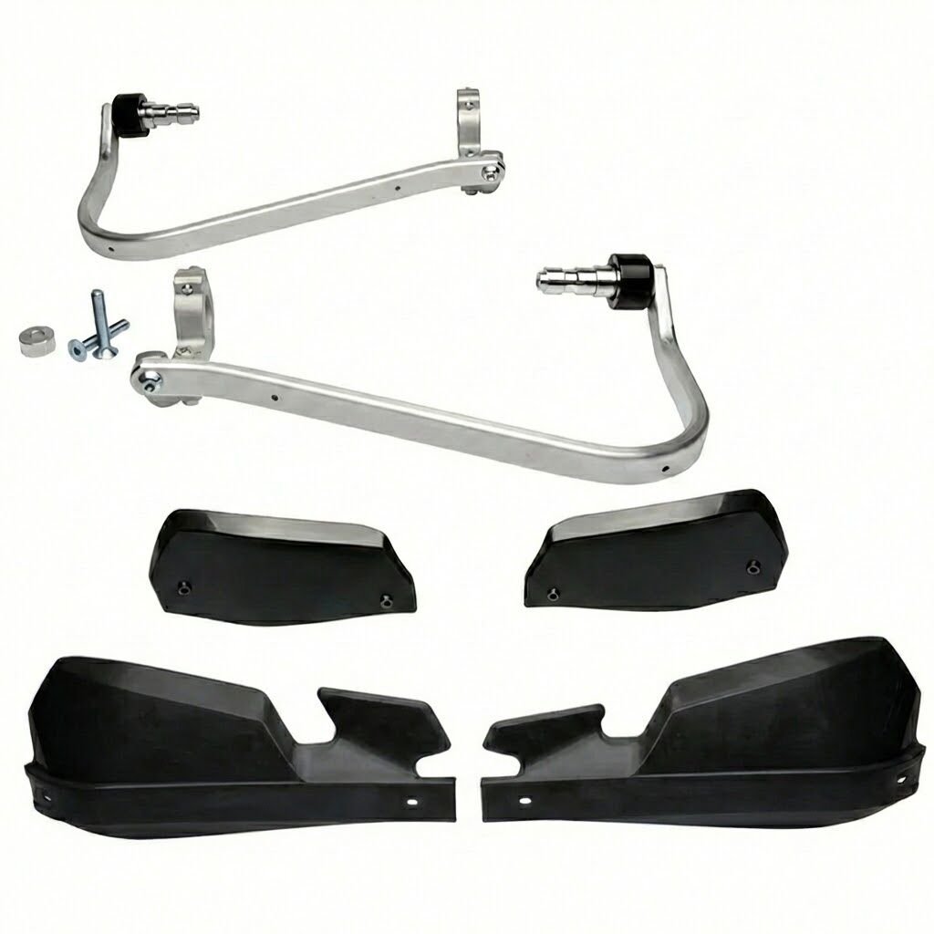 Motosiklet Elcik Koruma Takımı Demirli Brakbusters Modeli Siyah Renixpart