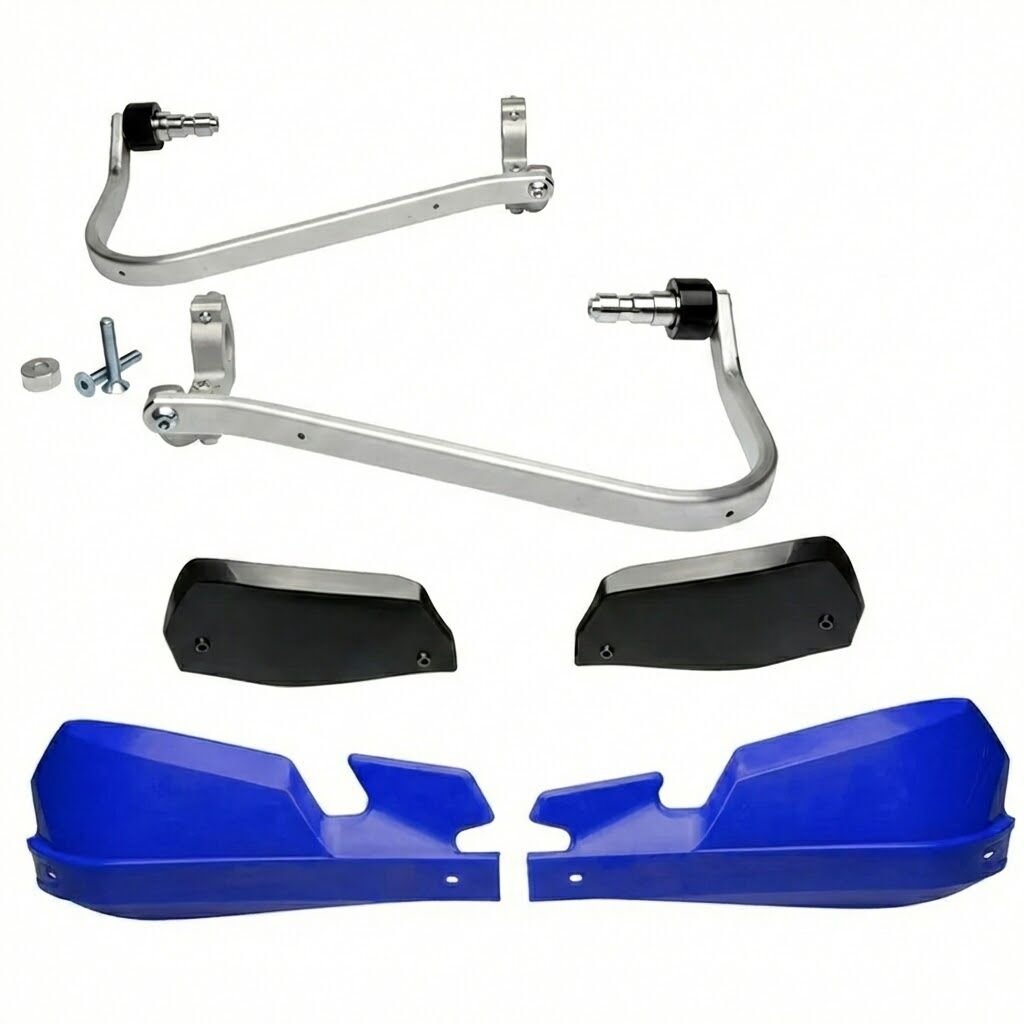 Motosiklet Elcik Koruma Takımı Demirli Brakbusters Modeli Mavi Renixpart