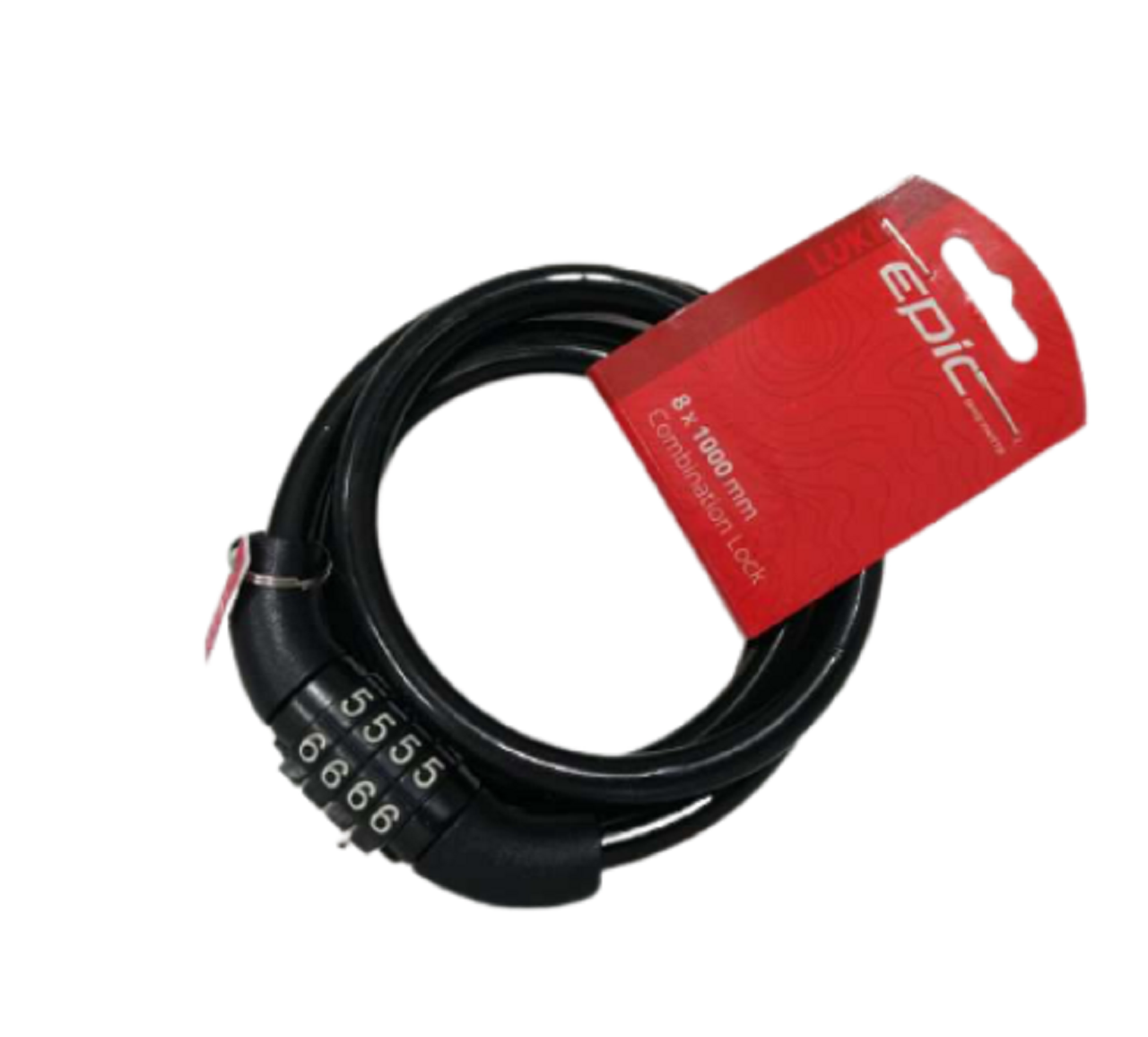 Halat Kilit 8x100mm Şifreli Lukid