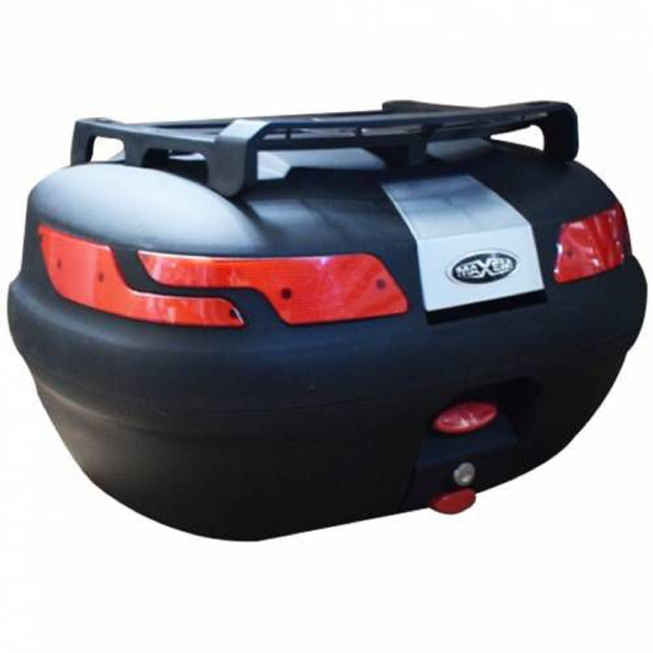 Motosiklet Çanta SL45 Siyah Sırtlık ve Üst Taşıma Sehpalı MAXEM