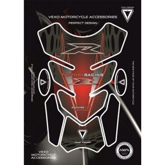 Motosiklet Tankpad Racing Kırmızı Vexo