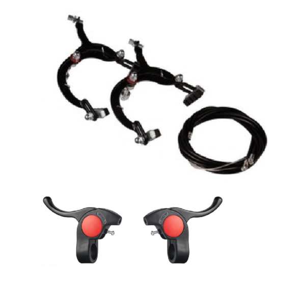 Bisiklet Fren Takımı Bmx Tel Fren Tipi Siyah Umt