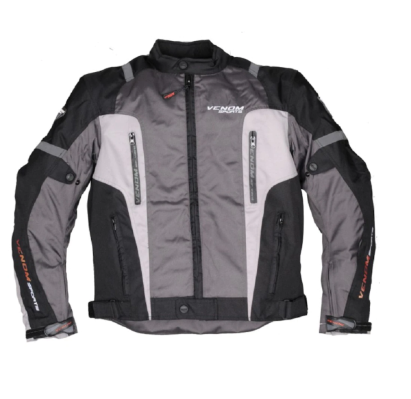 Motosiklet Mont Air Racing Siyah - Gri Beden:L VENOM