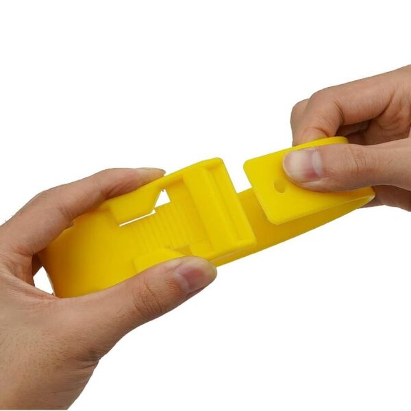 Büyükbaş Hayvan Ayak İşaretleme Bandı Plastik Sarı