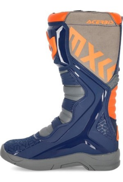 Motosiklet Bot X-TEAM Mavi Turuncu Beden:45 ACERBİS