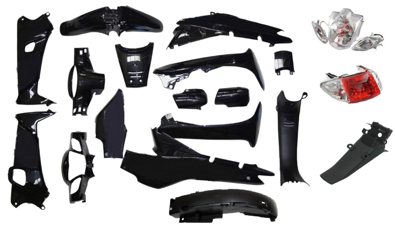 Mondial 100kh Kaporta Seti Far+stop Dahil Siyah 21p Öm