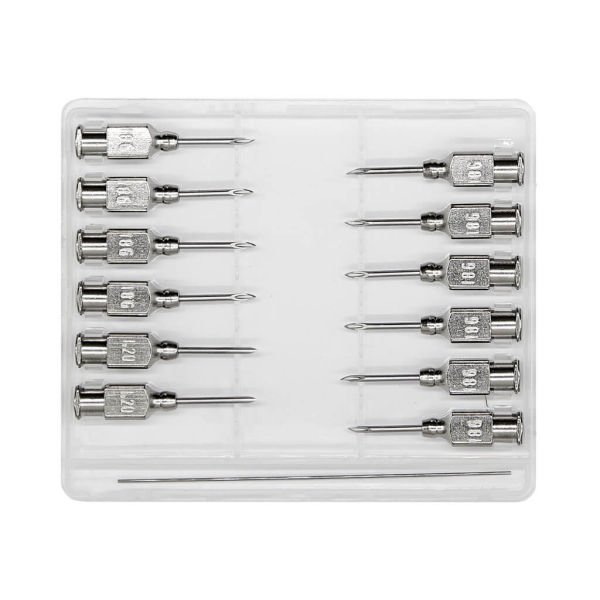 Veteriner Metal İğne Çelik Enjektör Ucu 1.20 mm x 15 mm