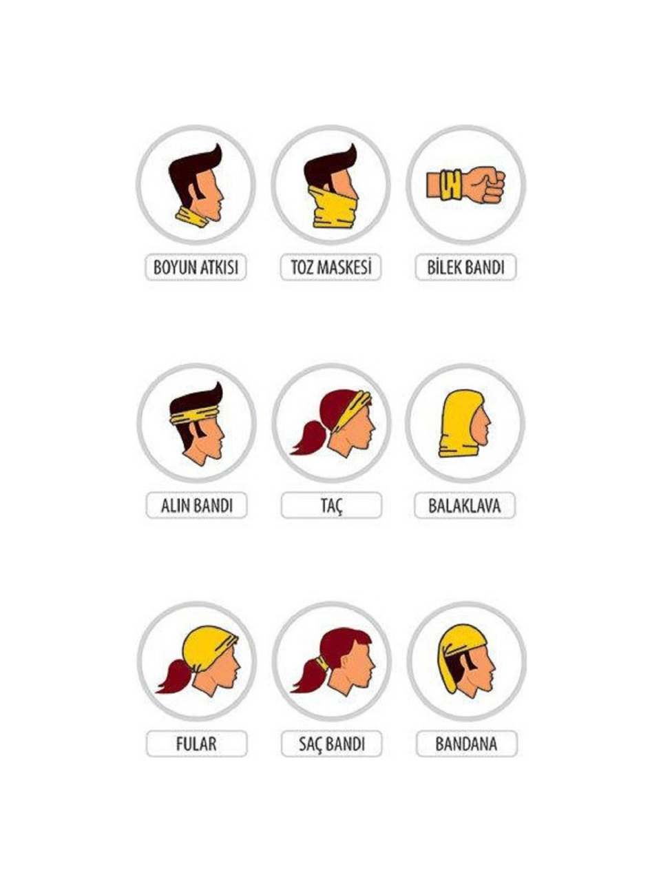 Motosiklet Termal Bandana VENOM