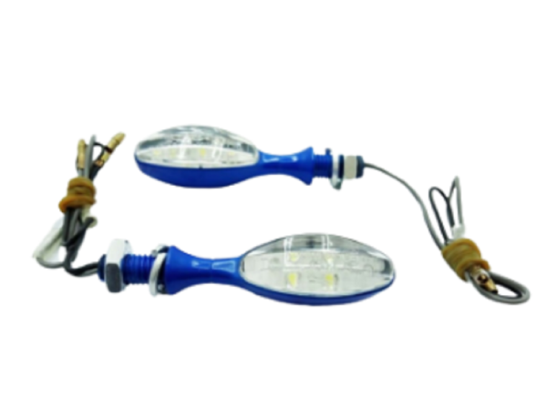 Motosiklet Sinyal Takımı Ledli Mavi 2li Mz130 Deltaforce