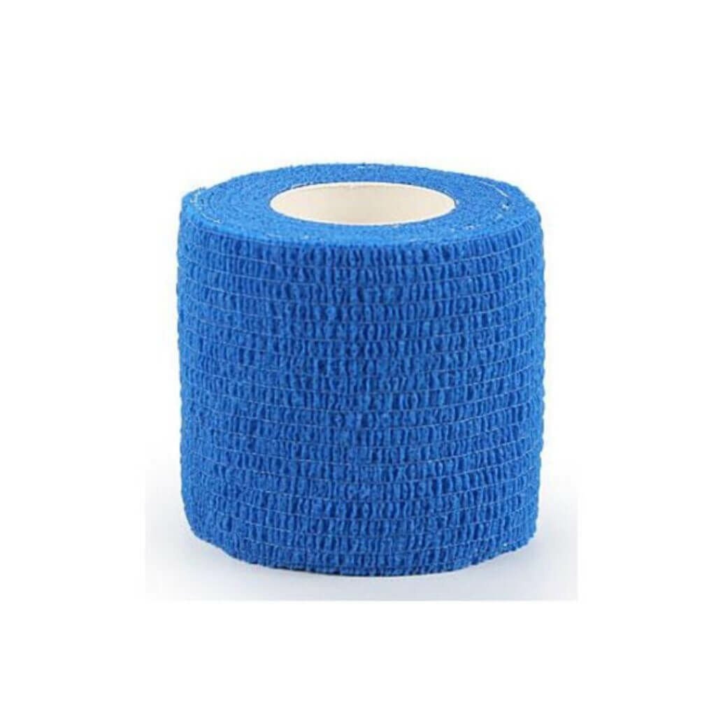 Kendinden Yapışkanlı Elastik Koban Bandaj 5 Cm Mavi