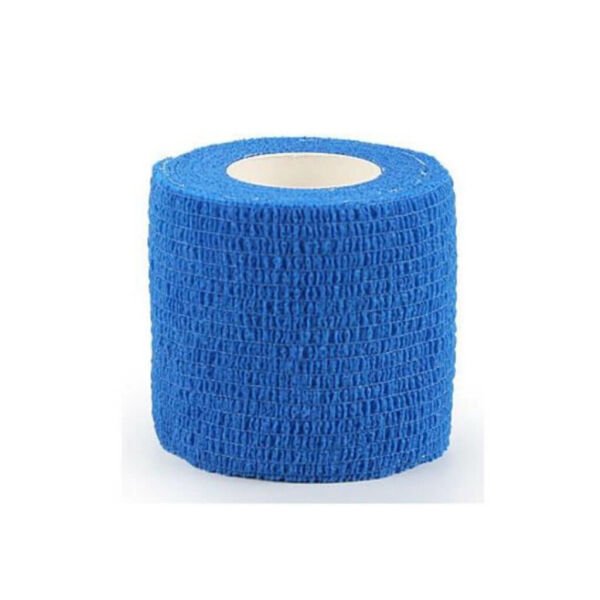Kendinden Yapışkanlı Elastik Koban Bandaj 5 Cm Mavi