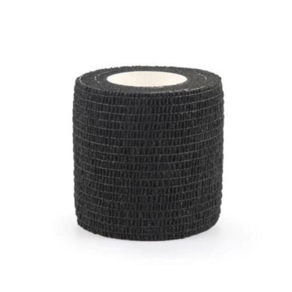 Elastik Kendinden Yapışkanlı Koban Bandaj 5 Cm Siyah
